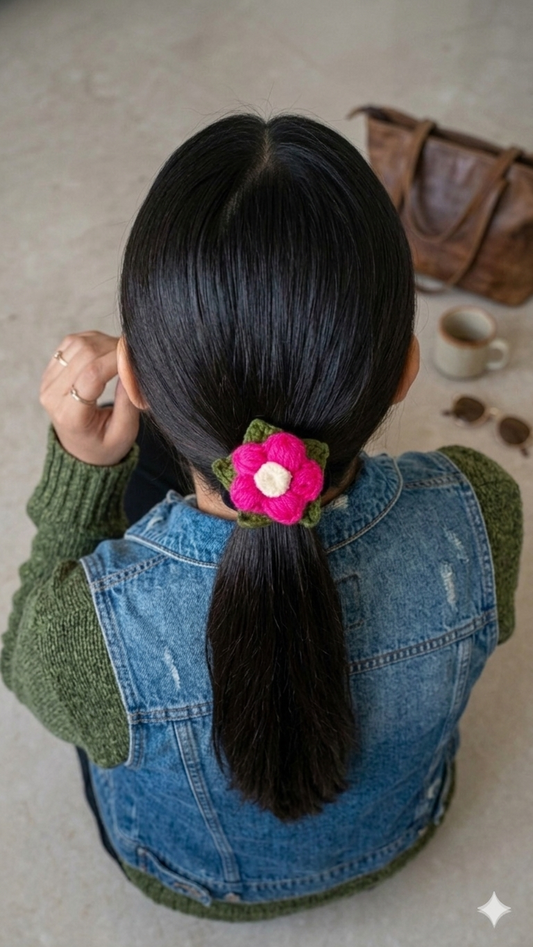 Rubberband - Fushia Blossom