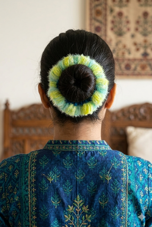 (Copy) Rubberband - velvety - Green & Blue 💙💚