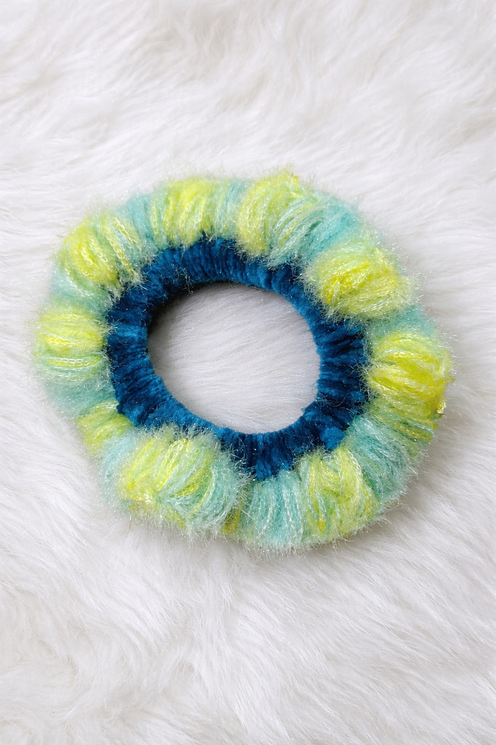 (Copy) Rubberband - velvety - Green & Blue 💙💚