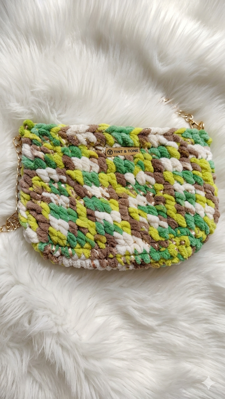 Sling bag - Green Bubble